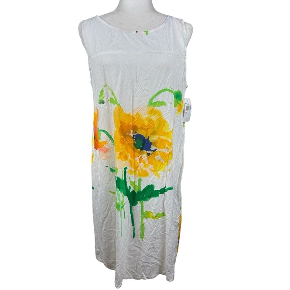 Jams World Flirt Sunflower Midi Dress NWT Size Large